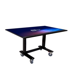 Digital screen on a stand